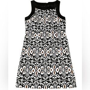 D92 Talbot Size 14 Stylish Sleeveless Black and White Kids Dress